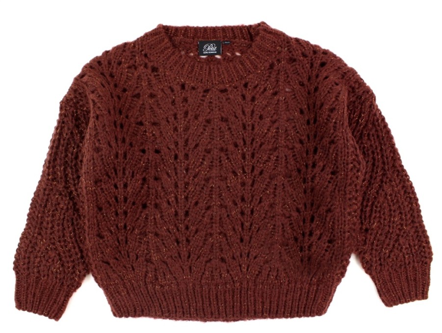 Hot Petit by Sofie Schnoor Petit By Sofie Schnoor Knit Burgundy Glitter