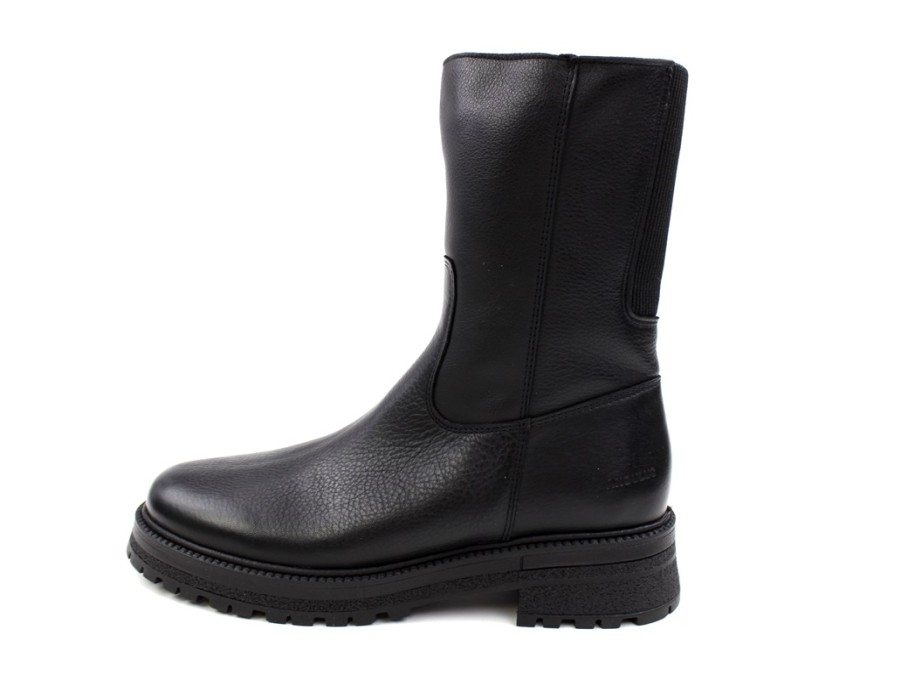 Hot Angulus Angulus Black Winter Boot With Buckles And Tex