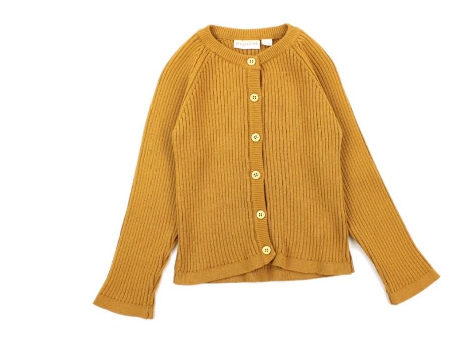 Wholesale Popirol Popirol Cardigan Loui Mustard