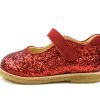 Best Angulus Angulus Red Glitter Ballet Flats