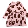 New Mini Rodini Mini Rodini Dress Pink Squirrel