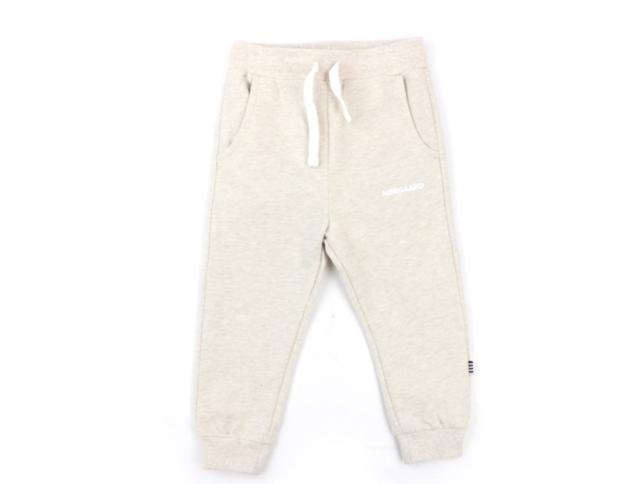 Best Mads Nørgaard Mads Norgaard Sweatpants Pavo Nature Melange