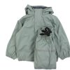 Best Mikk line Mikk-Line Chinois Green Rainwear Pants And Jacket