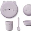 New Liewood Liewood Cat Light Lavender Junior Set Brody (4-Pack)