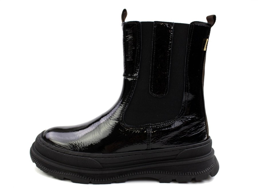 Best Bisgaard Bisgaard Black Patent Winter Boot Mila With Tex