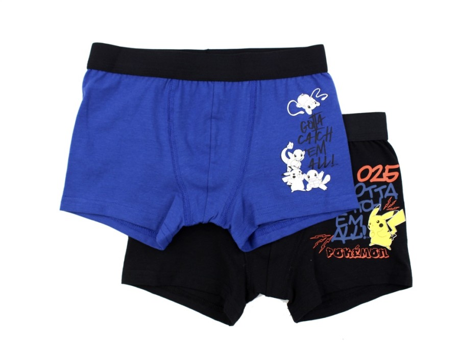 New Name It Name It True Blue/Black Pokemon Boxershorts (2-Pack)