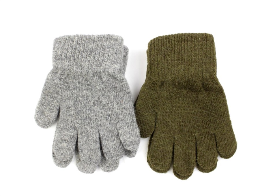 Best Celavi Celavi Military Olive Wool/Nylon Fingerless Gloves (2-Pack)