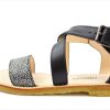 Clearance Angulus Angulus Sandal Black Leo With Buckle