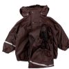 Best Celavi Celavi Rainwear Pants And Jacket Fleece Lining Java