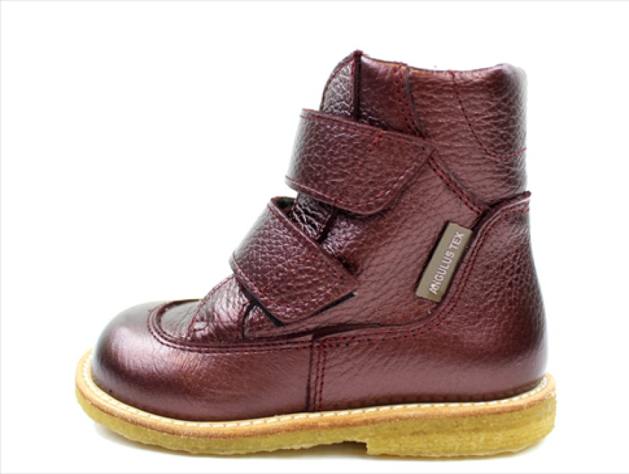 Hot Angulus Angulus Bordeaux Shine Winter Boot With Tex