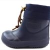 Online Bisgaard Bisgaard Winter Rubber Boot Short Blue With Wool Lining