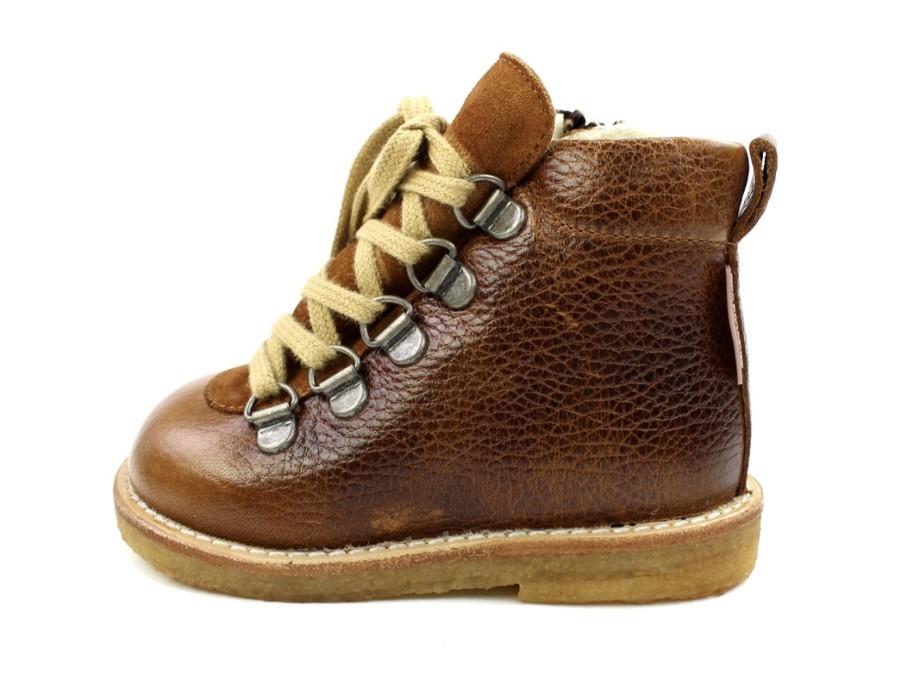 Clearance Angulus Angulus Cognac Winter Boot With Tex