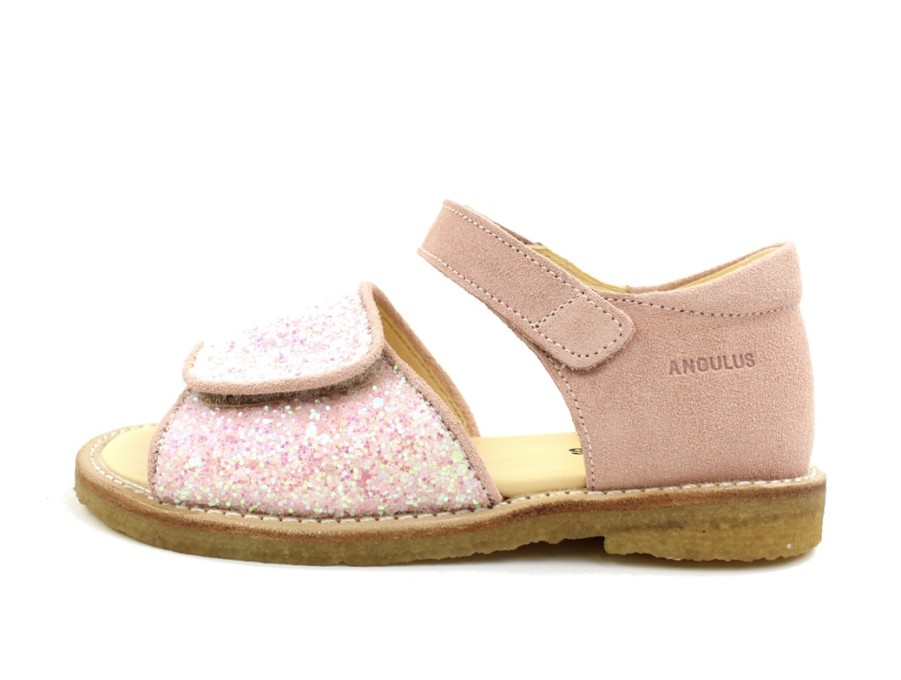 Clearance Angulus Angulus Rosa Sandal Glitter