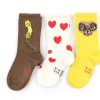 Hot Mini Rodini Mini Rodini Socks E.T. Yellow (3-Pack)