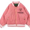 Online Mini Rodini Mini Rodini Transition Jacket Baseball Pigeons Pink