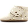 New Pom Pom Pom Pom Slippers Beige Gold Dot