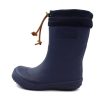 Clearance Bisgaard Bisgaard Winter Rubber Boot Blue With Wool Lining