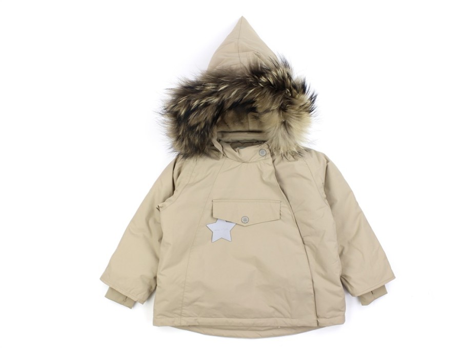 Hot Mini A Ture Mini A Ture Savannah Tan Winter Jacket Wang Fur