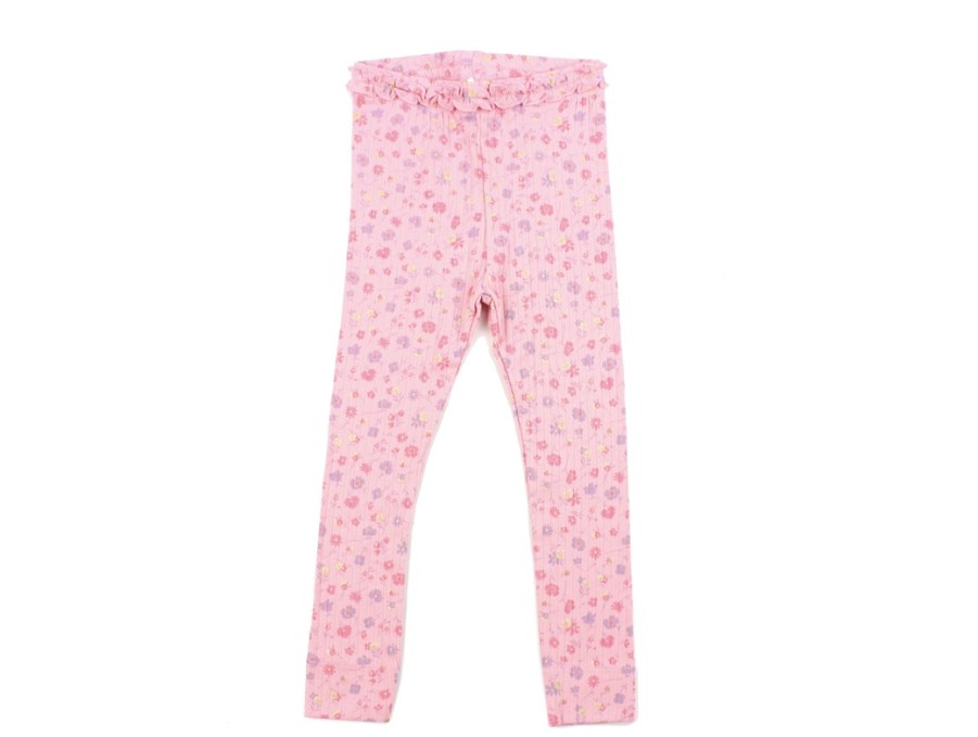 Clearance Name It Name It Candy Pink Floral Leggings