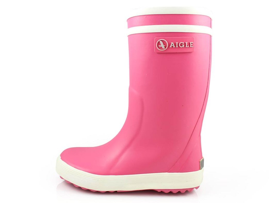 New Aigle Aigle Rubber Boots Pink Rose