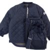 Clearance Mikk line Mikk-Line Thermal Set Blue Nights With Fleece Lining