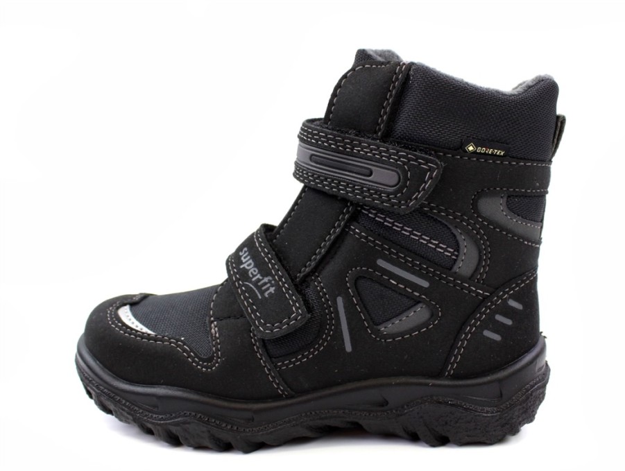 Clearance Superfit Superfit Black/Grey Winter Boot Husky With Gore-Tex