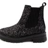 Online Angulus Angulus Black Glitter Ankle Boot With Elastic