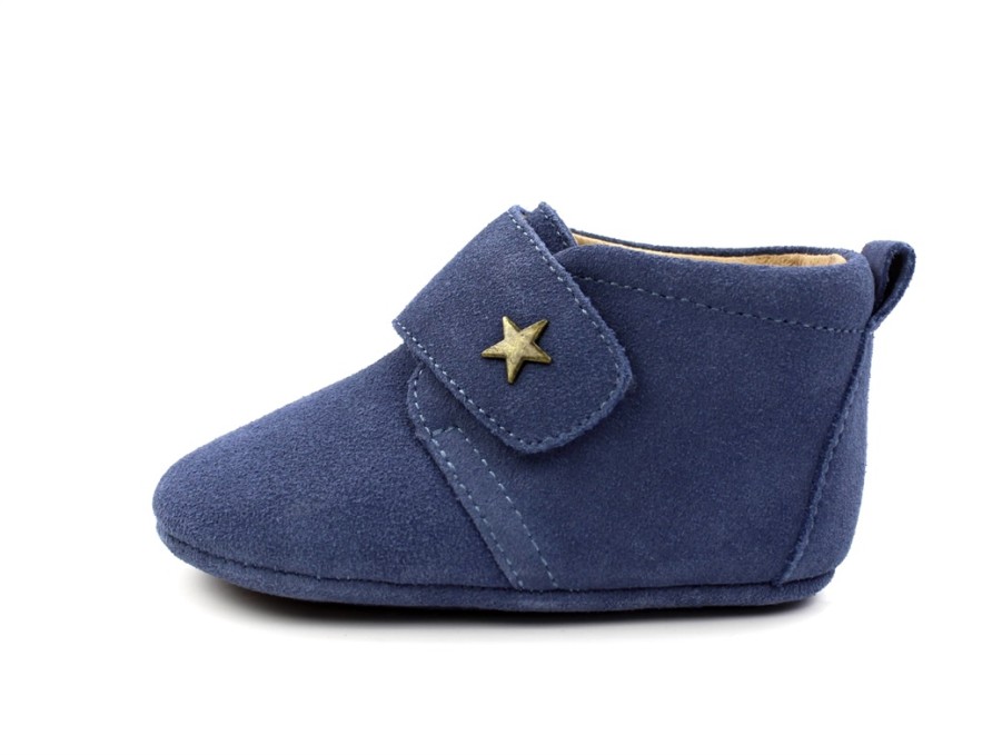 Wholesale Bisgaard Bisgaard Slippers Blue With Star