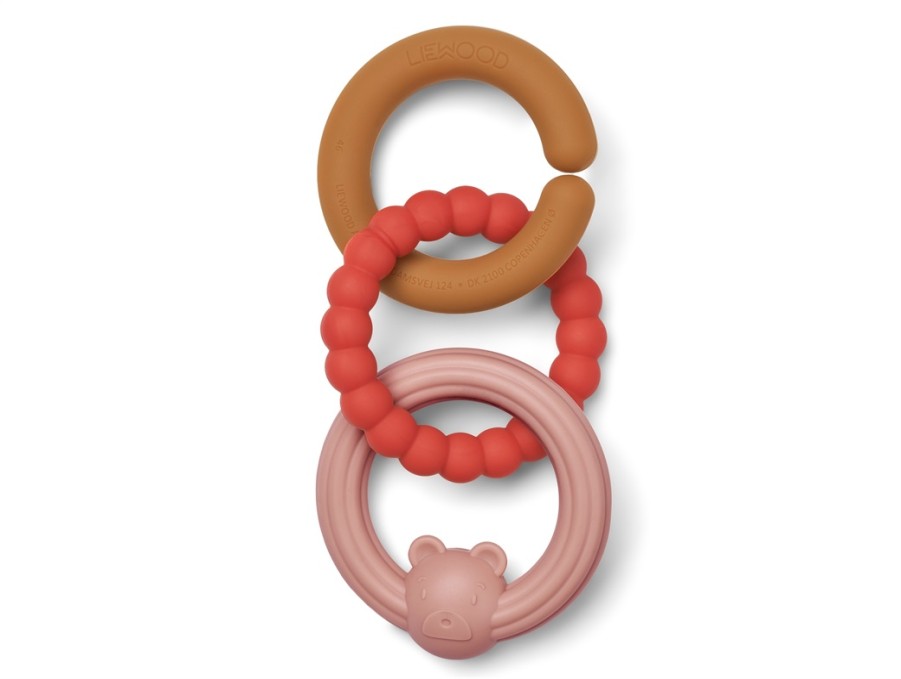 Hot Liewood Liewood Dusty Raspberry Multi Mix Teething Chain Anton Silicone