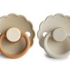 Clearance FRIGG Frigg Baby Desert/Cream Pacifer Daisy Latex (2-Pack)