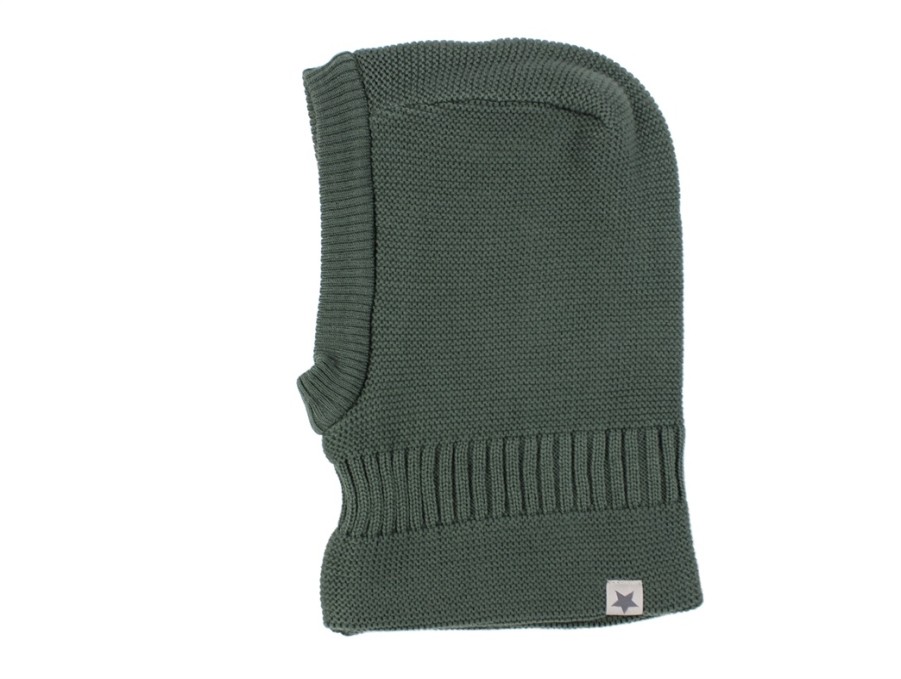 Wholesale HUTTEliHUT Huttelihut Green Olive Wool Balaclava