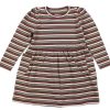 New Name It Name Oil Green Striped Dress