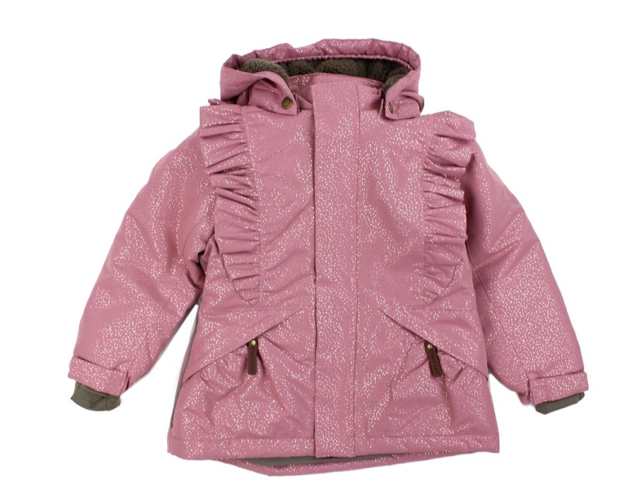 Wholesale En Fant En Fant Mesa Rose Glitter Winter Jacket