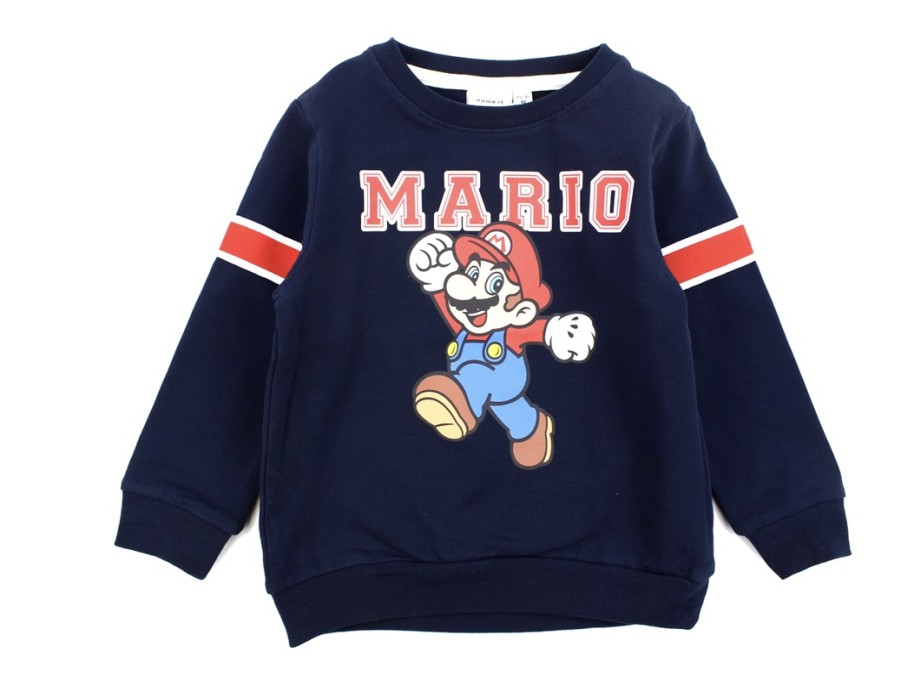 Best Name It Name It Dark Sapphire Sweatshirt Super Mario