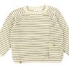 Wholesale Lil Atelier Lil Atelier Wood Ash Striped Knit Blouse