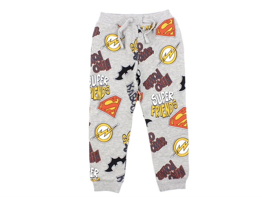 Hot Name It Name It Grey Melange Dc Super Friends Sweatpants