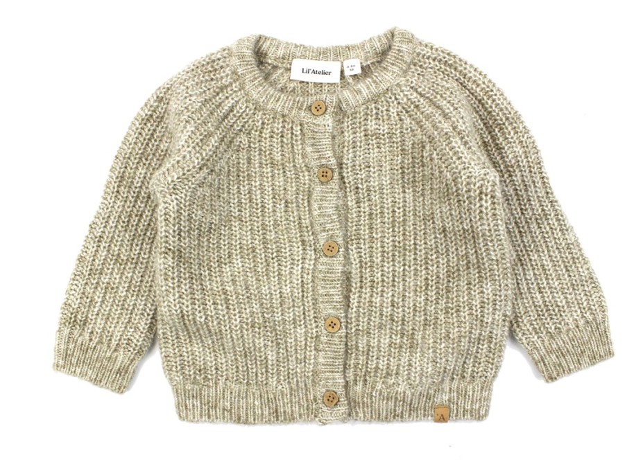 Hot Lil Atelier Lil Atelier Chinchilla Knit Cardigan Cotton/Wool