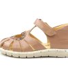 Wholesale Angulus Angulus Dark Peach Sandal With Heart And Multi Glitter