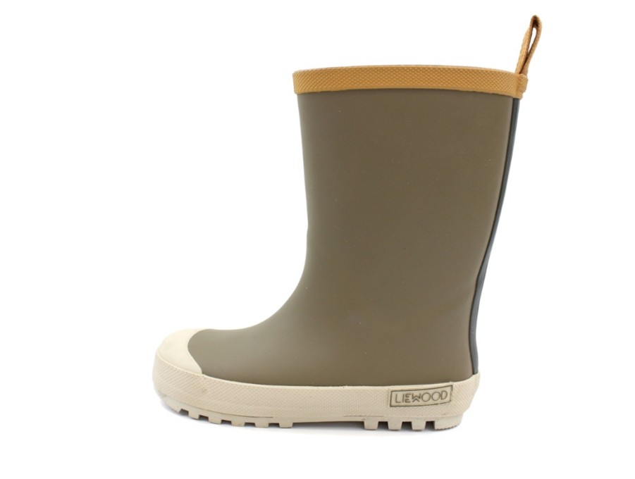 Best Liewood Liewood River Khaki Multi Mix Rubber Boots