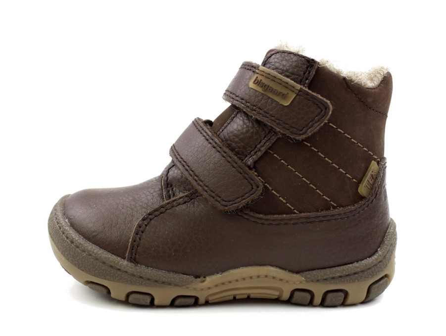 Hot Bisgaard Bisgaard Brown Winter Boot Hunter With Velcro And Tex