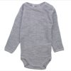 Online Joha Joha Light Grey Melange Bodysuit Merino Wool