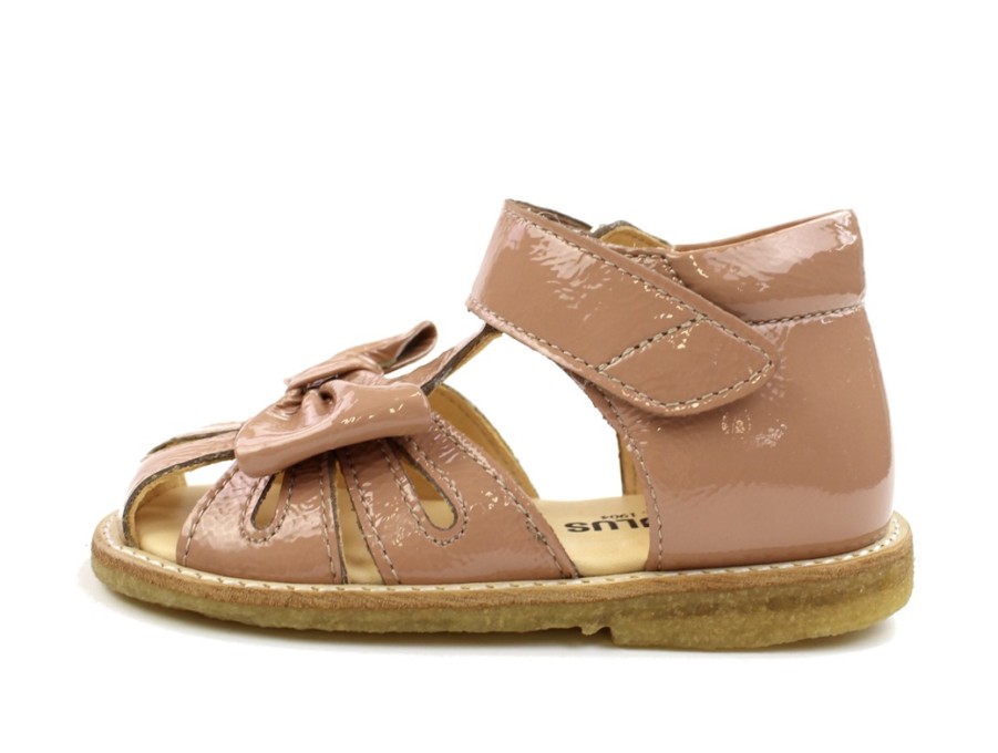 Hot Angulus Angulus Dark Peach Sandal With Bow