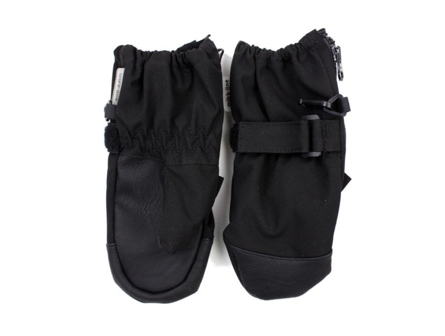 Clearance Mikk line Mikk-Line Mittens Black