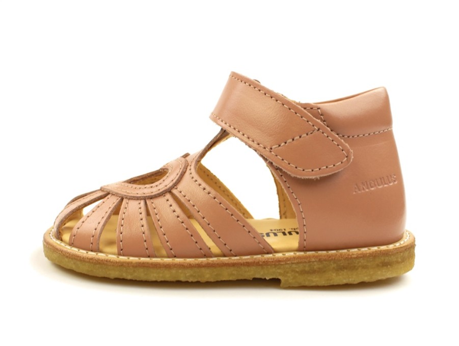 Hot Angulus Angulus Dark Peach Sandal With Heart