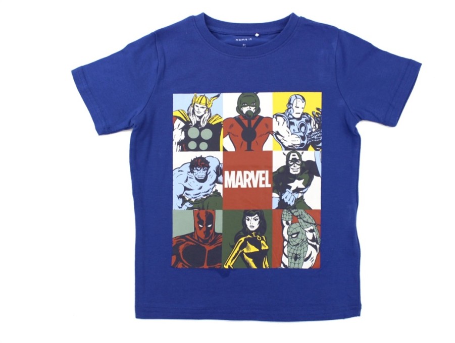 New Name It Name It T-Shirt Nouvean Navy Marvel