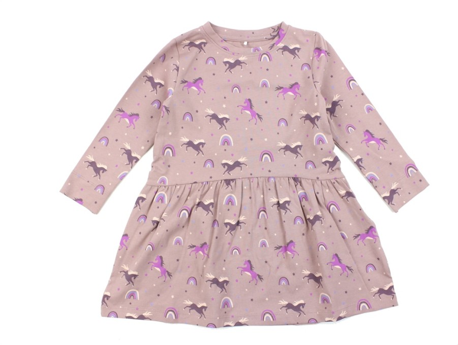 Online Name It Name It Deauville Mauve Printed Dress