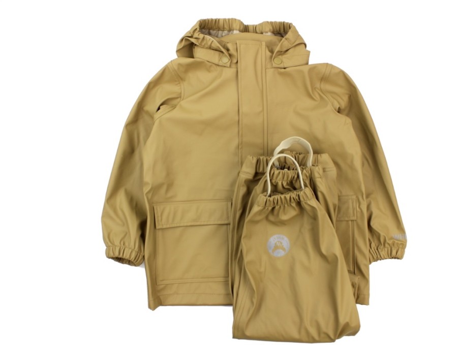 Wholesale Wheat Wheat Rainwear Ola Pants And Jacket Cargo