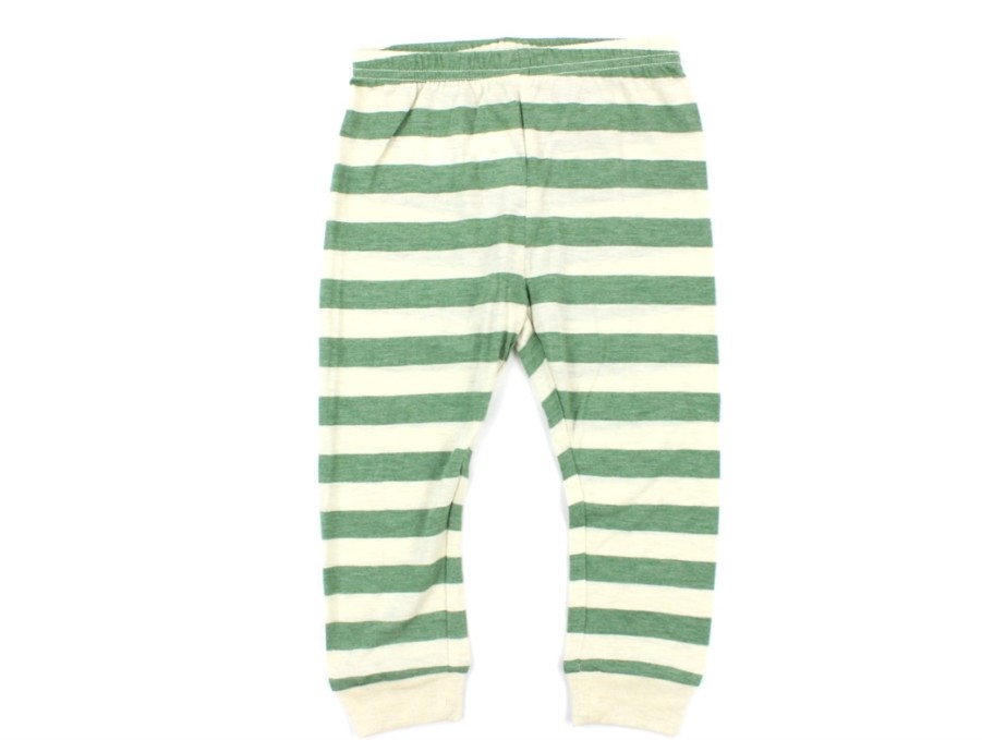 Wholesale Celavi Celavi Leggings Elm Green Stripes Viscose/Merinowool