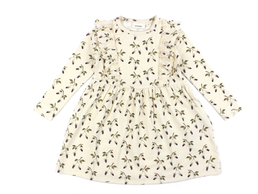 Clearance Lil Atelier Lil Atelier Turtledove Berry Dress Ruffles