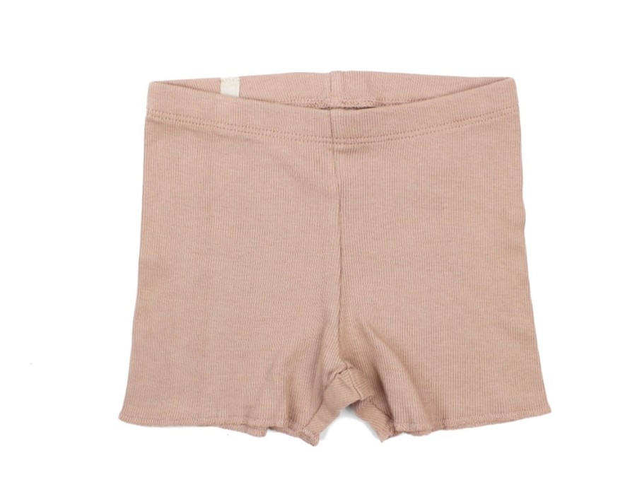 Clearance Wheat Wheat Rib Shorts Rose Dawn